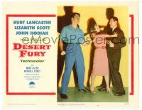 1r553 DESERT FURY LC #4 R58 Burt Lancaster about to punch John Hodiak + Lizabeth Scott!