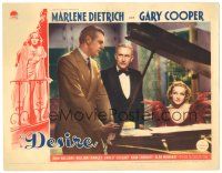 1r555 DESIRE LC '36 sexy jewel thief Marlene Dietrich playing piano, Gary Cooper!