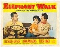 1r576 ELEPHANT WALK LC #1 '54 sexy Elizabeth Taylor, Dana Andrews & Peter Finch in India!