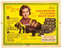1r182 INN OF THE SIXTH HAPPINESS TC '59 pretty Ingrid Bergman, Curt Jurgens & Robert Donat