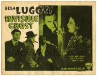 1r187 INVISIBLE GHOST TC R49 Bela Lugosi, Clarence Muse, Polly Ann Young, horror!