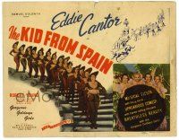 1r203 KID FROM SPAIN TC R44 Eddie Cantor, Noah Beery, great line-up of sexy Goldwyn Girls!