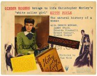 1r208 KITTY FOYLE TC '40 art of White Collar Girl Ginger Rogers & Dennis Morgan!
