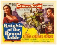 1r209 KNIGHTS OF THE ROUND TABLE TC '54 Robert Taylor as Lancelot, sexy Ava Gardner as Guinevere!