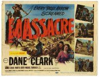 1r243 MASSACRE TC '56 Dane Clark, Native Americans, a woman's revenge, a man's greed!