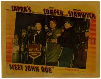 1r733 MEET JOHN DOE LC '41 Edward Arnold & cop stop Gary Cooper from telling the truth, Frank Capra