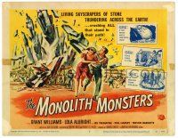1r251 MONOLITH MONSTERS TC '57 classic Reynold Brown art of living skyscrapers + inset images!