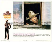 1r752 MONTE WALSH LC #7 '70 close up of cowboy Lee Marvin in window w/Jack Palance!
