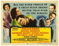 1r254 MOURNING BECOMES ELECTRA TC '48 Rosalind Russell & her mother love the same man!