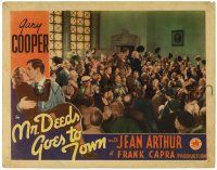 1r753 MR. DEEDS GOES TO TOWN LC '36 Gary Cooper & Jean Arthur at climax of the movie, Frank Capra!
