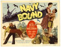 1r265 NAVY BOUND TC '51 boxing Navy sailor Tom Neal, sexy Wendy Waldron!
