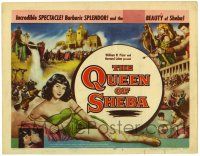 1r311 QUEEN OF SHEBA TC '53 the breathless beauty of Sheba unsurpassed in time on Earth!