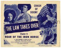 1r329 ROAR OF THE IRON HORSE chapter 13 TC '51 cowboy Jock Mahoney serial, The Law Takes Over!