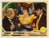 1r864 SAN FRANCISCO LC '36 Ted Healy listens as Al Shean praises Jeanette MacDonald's singing!