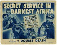 1r346 SECRET SERVICE IN DARKEST AFRICA chapter 3 TC '43 Republic serial, Double Death!