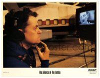 1r877 SILENCE OF THE LAMBS LC '91 Anthony Hopkins, director Jonathan Demme candid!