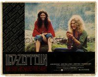 1r895 SONG REMAINS THE SAME LC #8 '76 Led Zeppelin documentary, Robert Plant & girl laughing!