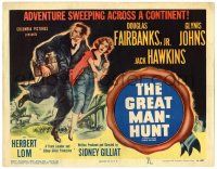 1r371 STATE SECRET TC '50 Douglas Fairbanks Jr. & Glynis Johns in The Great Man-Hunt!