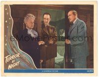 1r930 TERROR BY NIGHT LC '46 Basil Rathbone is Sherlock Holmes & Dennis Hoey as Inspector Lestrade!