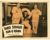 1r946 THREE STOOGES FUN-O-RAMA LC #2 '59 wacky image of Moe Howard, Larry Fine & Joe Besser!