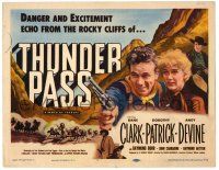 1r394 THUNDER PASS TC '54 Dane Clark & Dorothy Patrick in a shootout!