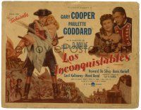 1r412 UNCONQUERED Spanish/U.S. TC '47 Gary Cooper, Paulette Goddard, Boris Karloff!