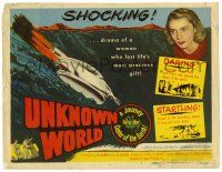 1r415 UNKNOWN WORLD TC '51 When Worlds Collide ripoff, a journey to the center of the Earth!