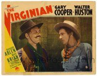 1r975 VIRGINIAN LC R35 cool image of cowboy Gary Cooper, Walter Huston!