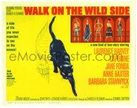 1r420 WALK ON THE WILD SIDE TC '62 cool artwork of black cat on stairs & sexy stars on balcony!