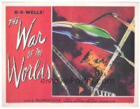 1r983 WAR OF THE WORLDS Fantasy #9 LC '90s incredible image of space ship attacking city!
