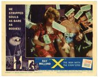 1r996 X: THE MAN WITH THE X-RAY EYES LC #3 '63 AIP sci-fi, it strips souls, sexy women & money!
