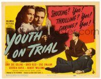 1r438 YOUTH ON TRIAL TC '44 Budd Boetticher's movie is shocking, thrilling and daring!