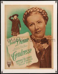 1s201 I REMEMBER MAMA linen French 23x32 '48 Irene Dunne, Bel Geddes, directed by George Stevens!