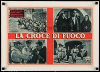 1s186 FUGITIVE linen Italian 13x18 pbusta '48 four images with Henry Fonda & soldiers!