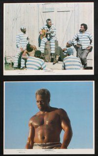 1x054 LEADBELLY 6 8x10 mini LCs '76 cool images of Roger E. Mosley as blues singer Huddie Ledbetter