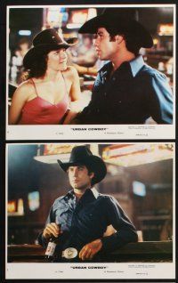 1x043 URBAN COWBOY 8 8x10 mini LCs '80 John Travolta in cowboy hat, Debra Winger, Smith-Osborne!