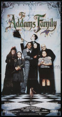 1y697 ADDAMS FAMILY Aust daybill '91 Raul Julia, Christina Ricci, Christopher Lloyd!