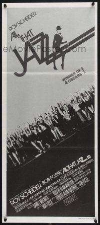 1y701 ALL THAT JAZZ Aust daybill '80 Roy Scheider & Jessica Lange star in Bob Fosse musical!