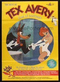 1y289 BEST OF TEX AVERY German '80s the Wolf leers at Red Hot Riding Hood, Droopy!