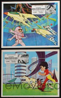 1y086 ASTROBOY CONTRA EL PLANETA DEL DIABLO set of 8 South American LCs '70s cool Japanese anime!