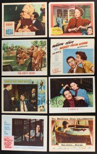 2a060 LOT OF 101 LOBBY CARDS '50s-70s great scenes from a variety of different movies!