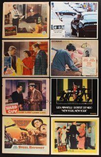 2a076 LOT OF 10 LOBBY CARDS '40s-80s Steve McQueen, Elizabeth Taylor, Rochester & more!