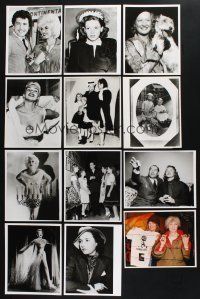2a245 LOT OF 15 NEWS PHOTOS '80s Jayne Mansfield, Judy Garland, Marlene Dietrich, Harlow & more!