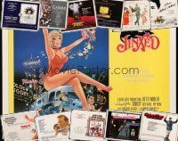 2a264 LOT OF 12 UNFOLDED HALF-SHEETS '60s-80s great images from a variety of different movies!