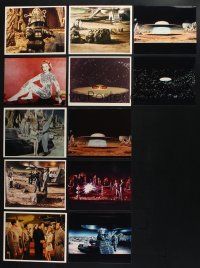 2a347 LOT OF 12 COLOR REPRO 8X10 STILLS FROM FORBIDDEN PLANET '80s great scenes & fx images!