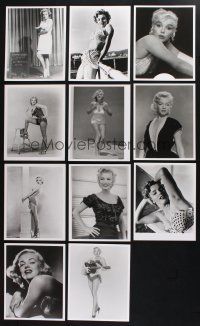 2a348 LOT OF 11 REPRO 8X10 STILLS OF MARILYN MONROE '80s incredible images of the sexy star!