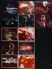 2a346 LOT OF 12 COLOR REPRO 8X10 STILLS FROM WAR OF THE WORLDS '80s cool special effects scenes!