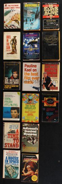 2a140 LOT OF 16 PAPERBACK BOOKS '30s-90s Postman Always Rings Twice, Is Elvis Alive & more!