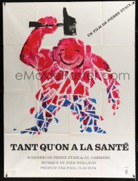 2b296 AS LONG AS YOU'RE HEALTHY French 1p '66 Pierre Etaix's Tant qu'on a la sante, cool art!