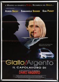 2b054 GIALLO Italian 1p '09 Adrien Brody, Elsa Pataky, directed by Dario Argento!
